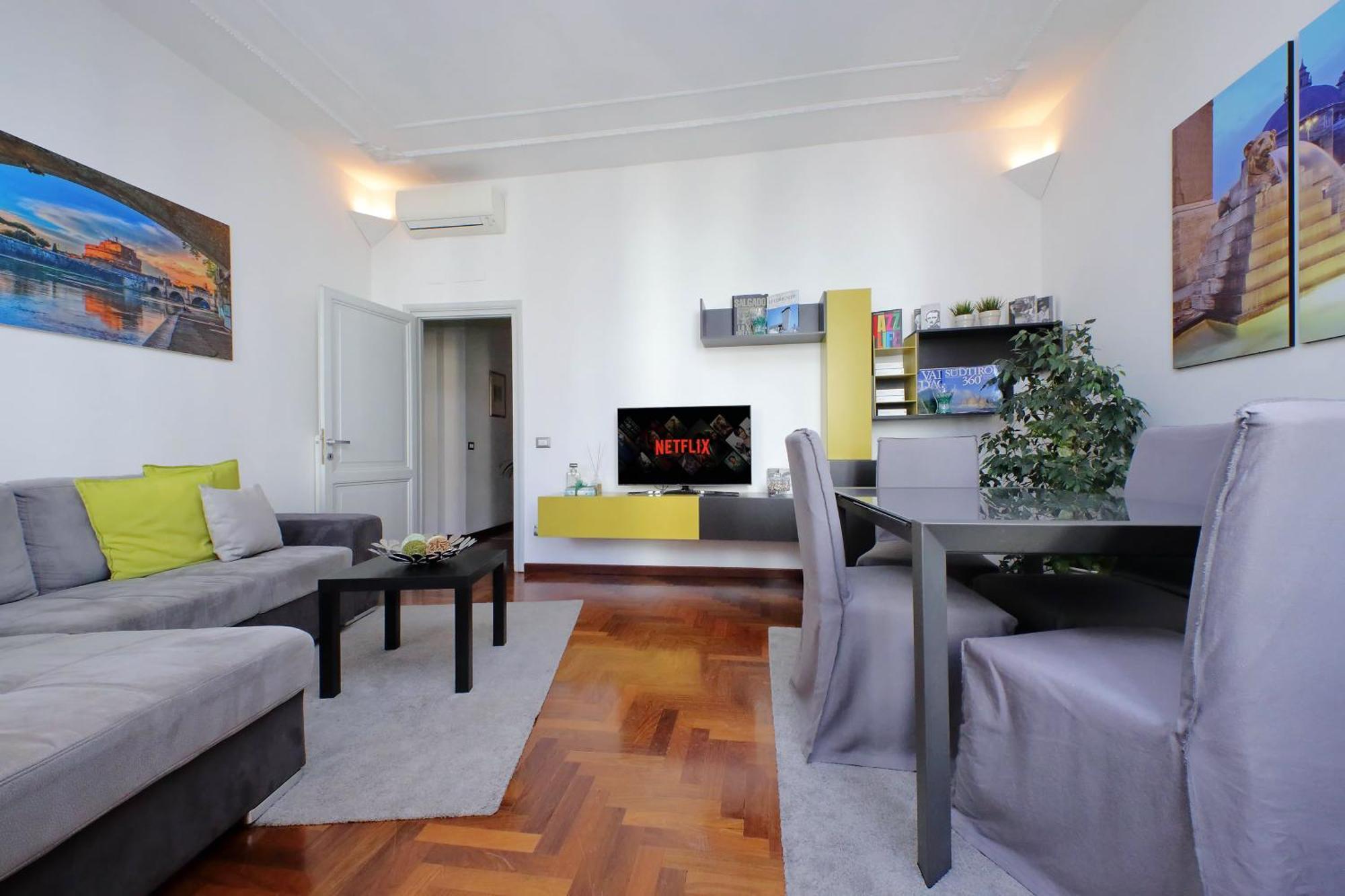Luxury Apartment Vaticano-S'Peter Basilica - Netflix Wifi - Aircond Rom Exteriör bild